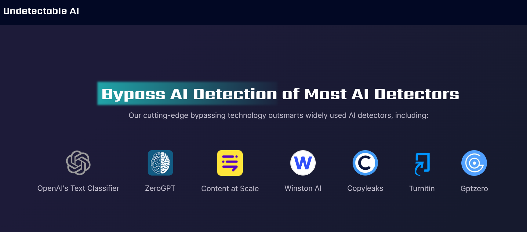 AI Detecting tools