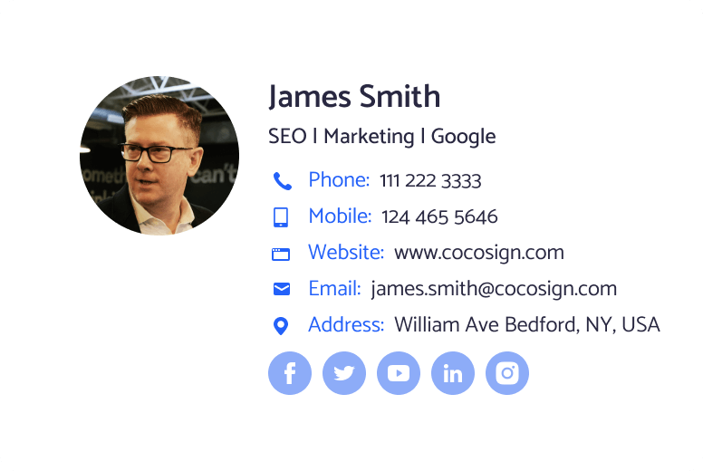10 Free Email Signature Templates Examples 2021
