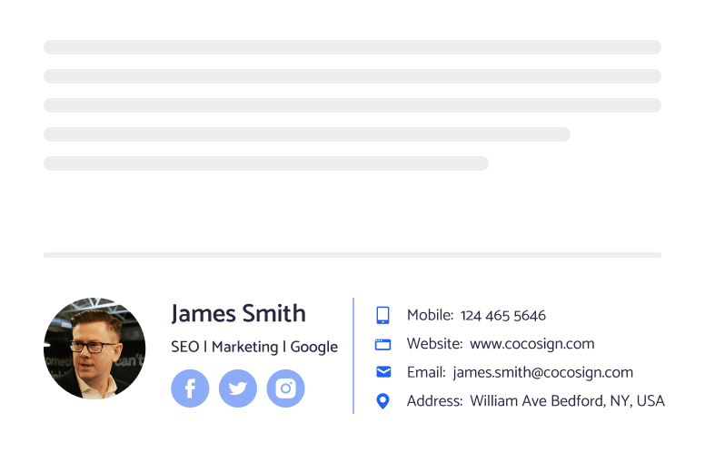 corporate email signatures examples